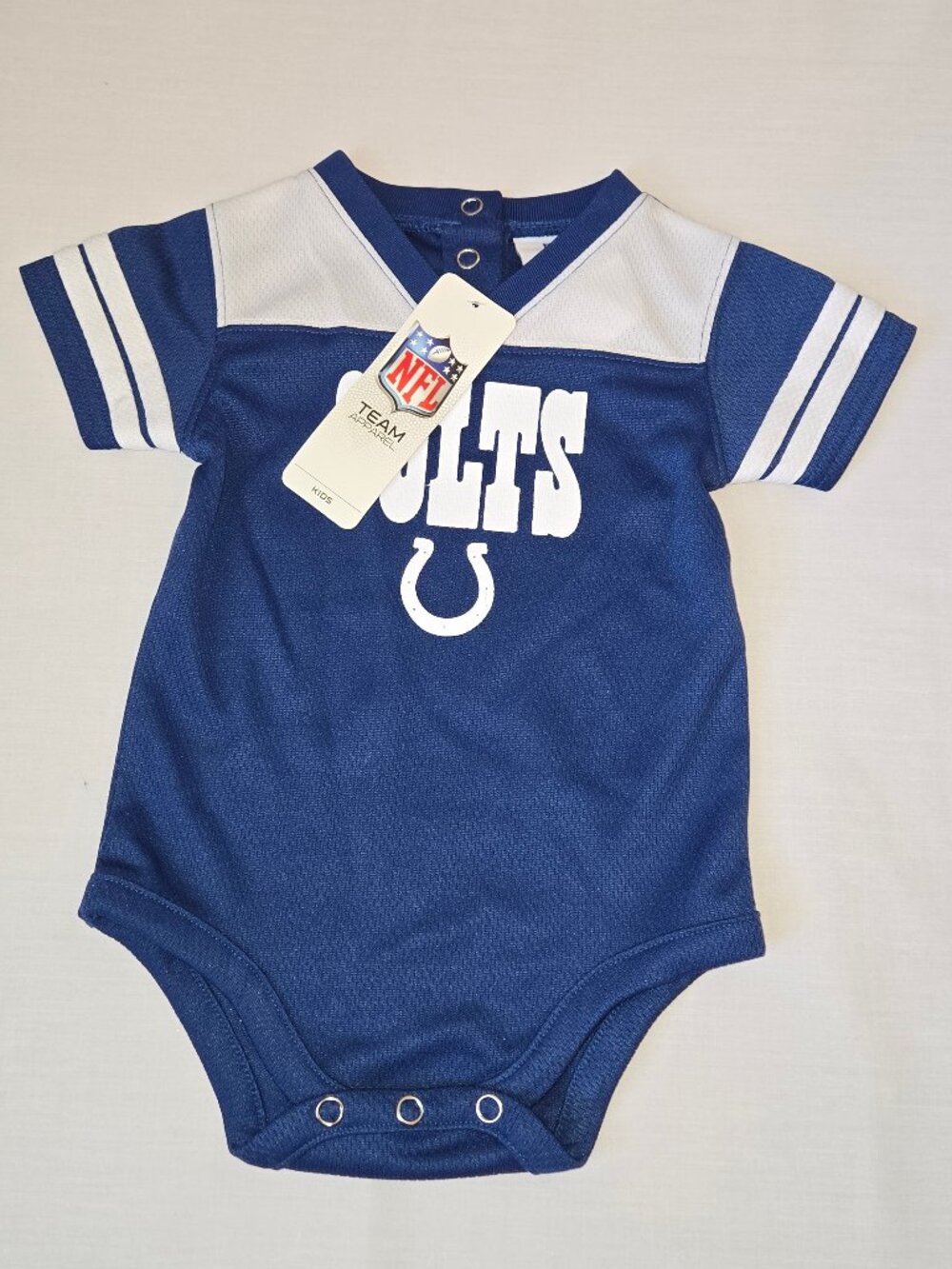 NWT NFL Indianapolis Colts Baby Jersey Bodysuit